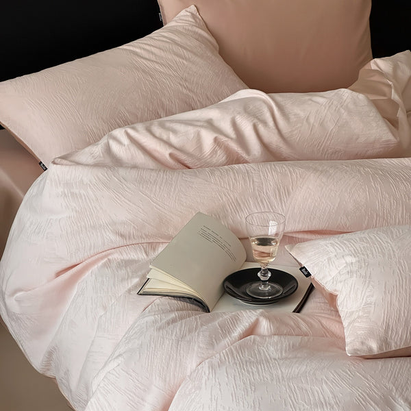 Lingering Cherry Grain Bedding Set