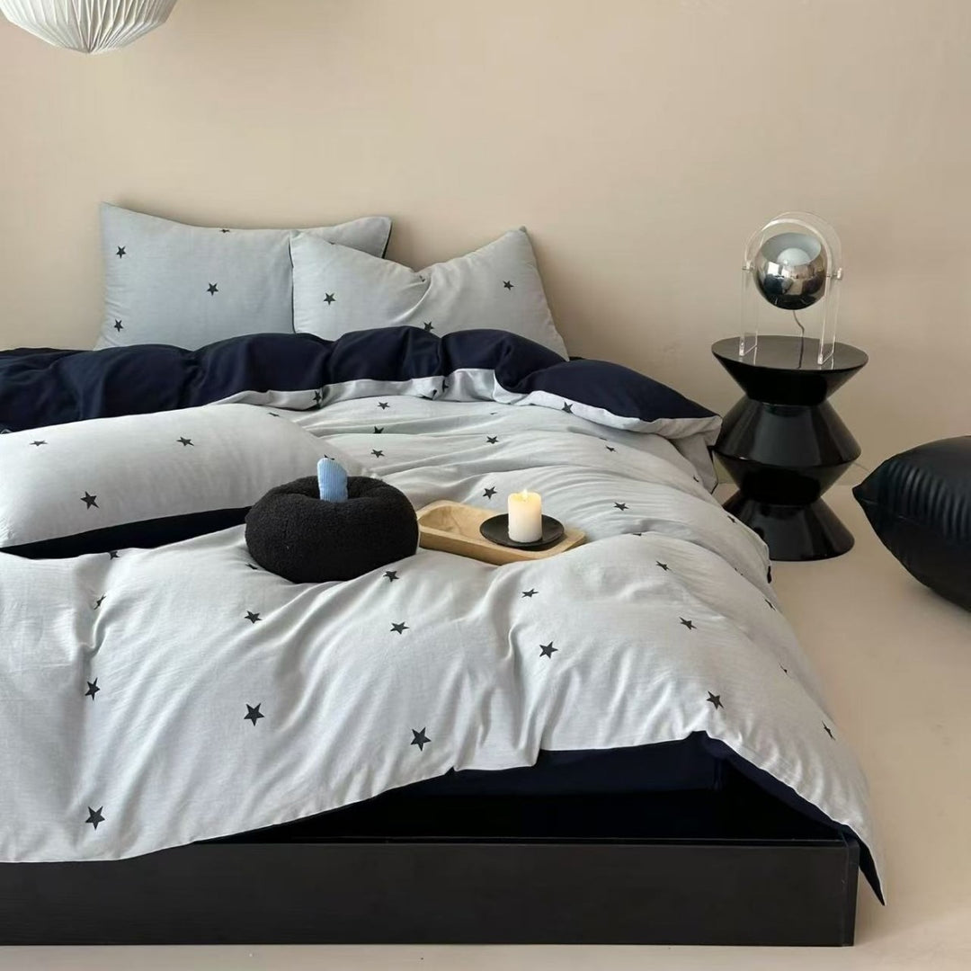 Sky Cloud Starry Bedding Set