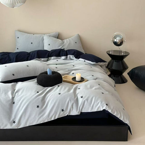 Sky Cloud Starry Bedding Set