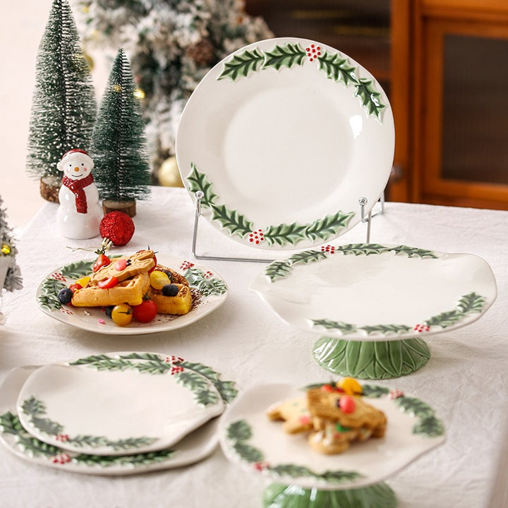 Xmas Holly Dinnerware