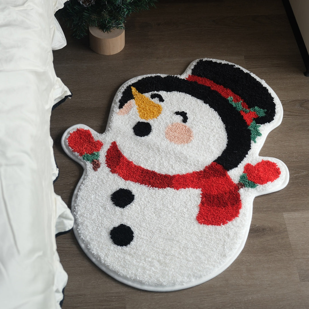 Happy Snowman Rug