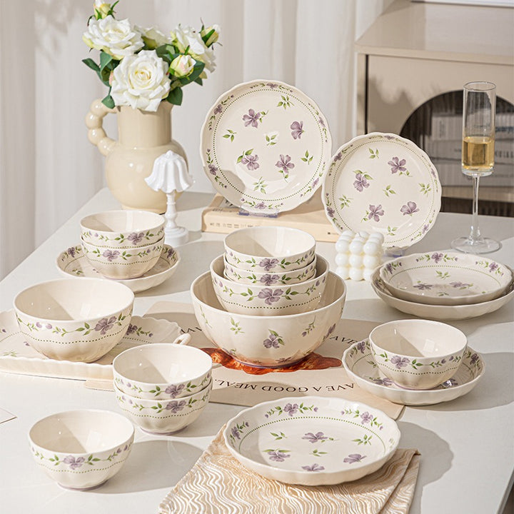 Violet Dusk Ceramic Dining Set