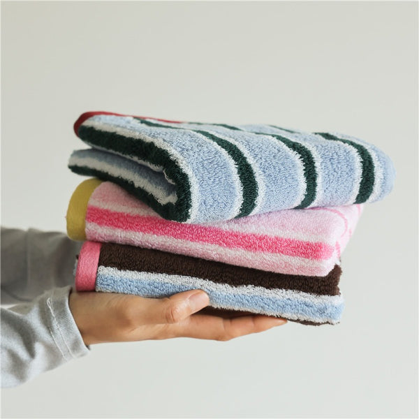 Retro Cafe Stripe Towel