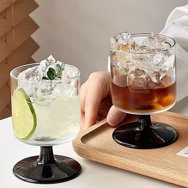 Stockholm Black Wine Glass Set