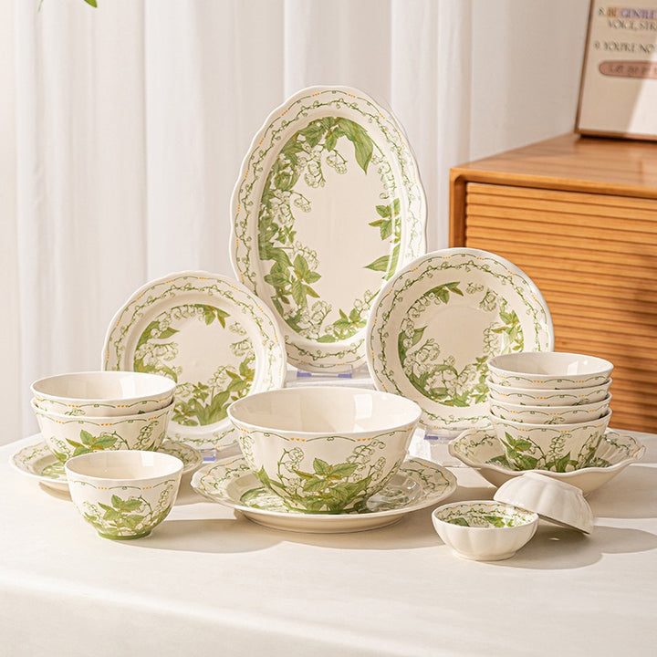 Bellflower Ceramic Dining Set