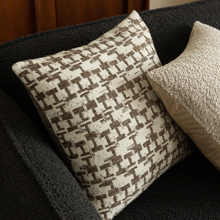 Earthy Grid Cushion