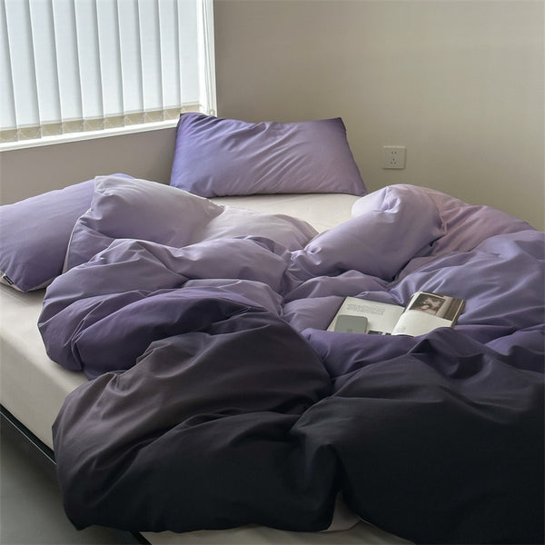 Purple Shaded Bedding Set
