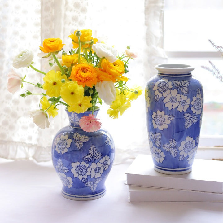 Royal Floral Ceramic Vase Collection