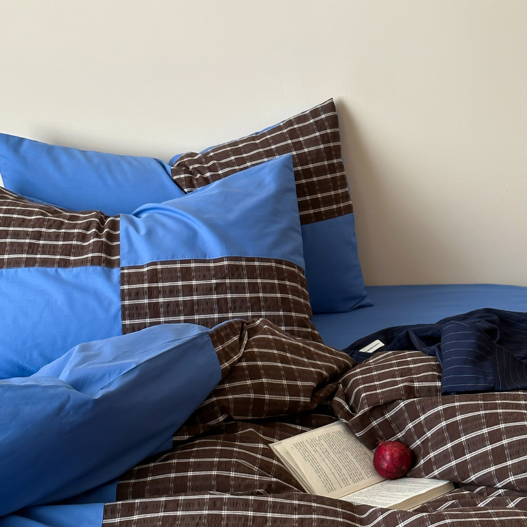 Tartan Patchwork Bedding Set