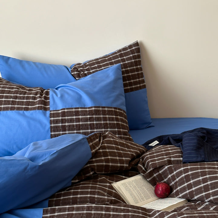 Tartan Patchwork Bedding Set