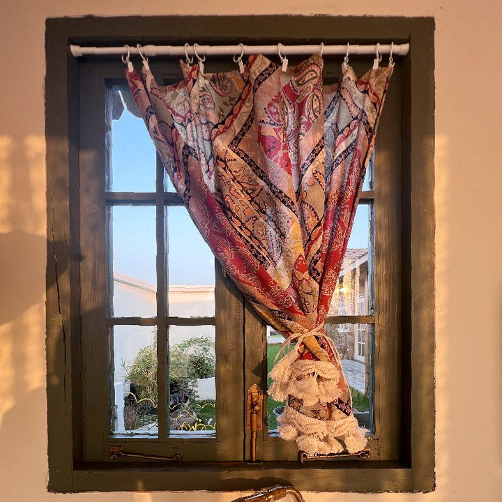 Paisley Tassel Cabinet Curtain