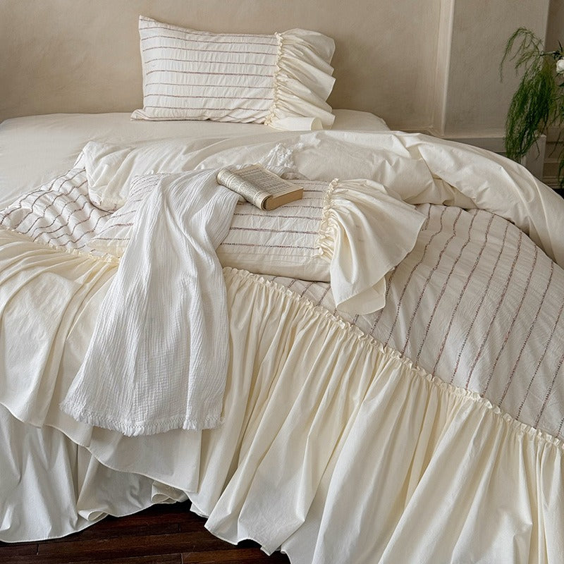 Morning Breeze Striped Bedding Set