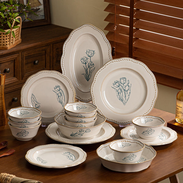 Heritage Tulip Plates