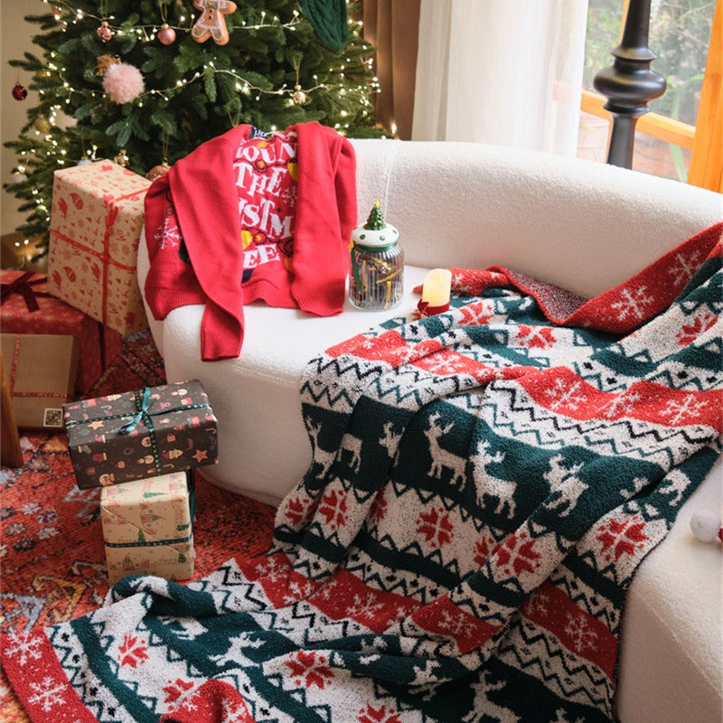 Warm Christmas Night Blanket