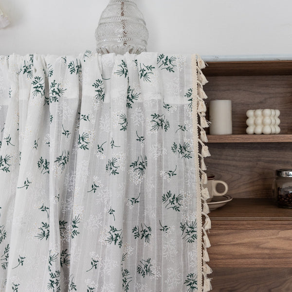 Fresh Grass Tassel Curtain