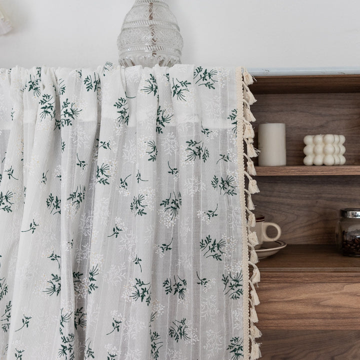 Fresh Grass Tassel Curtain