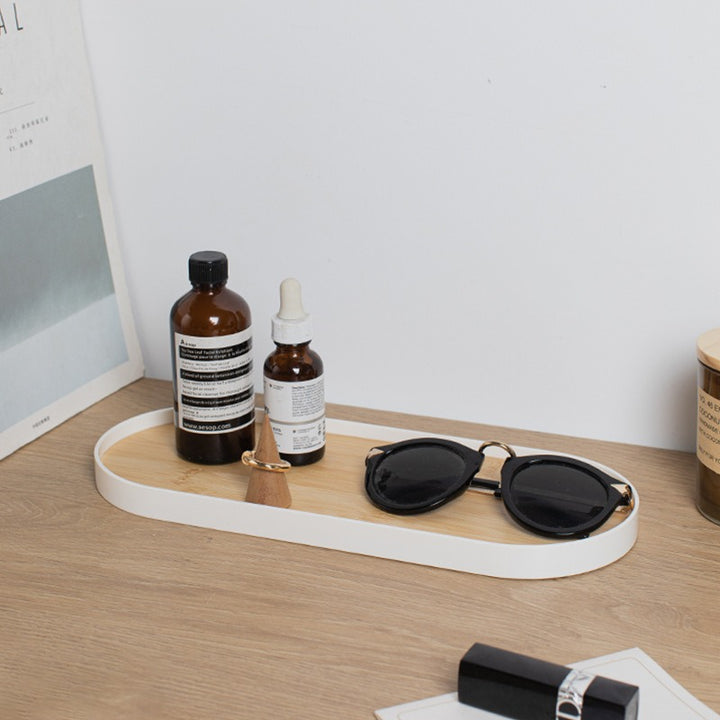 Bamboo Oval Tray Set