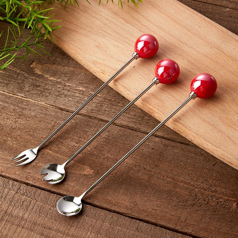 Cute Ball Long Cutlery