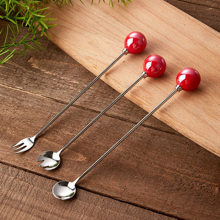 Cute Ball Long Cutlery