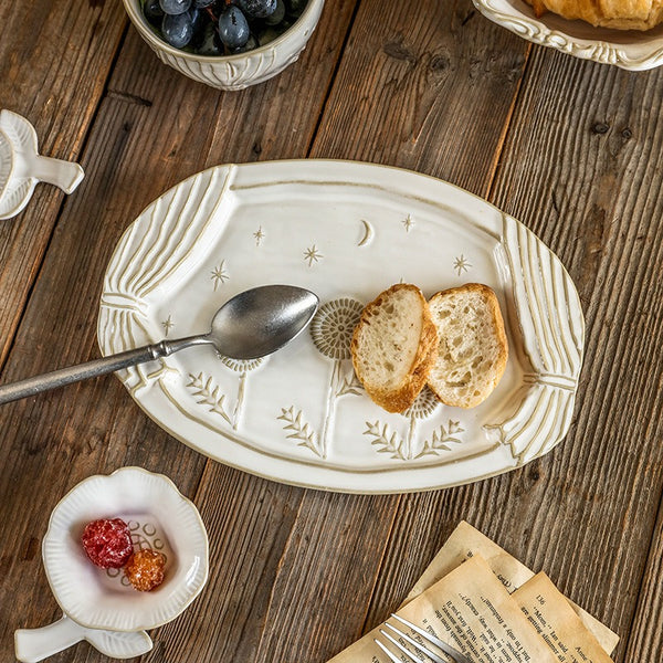 White Garden Dinnerware