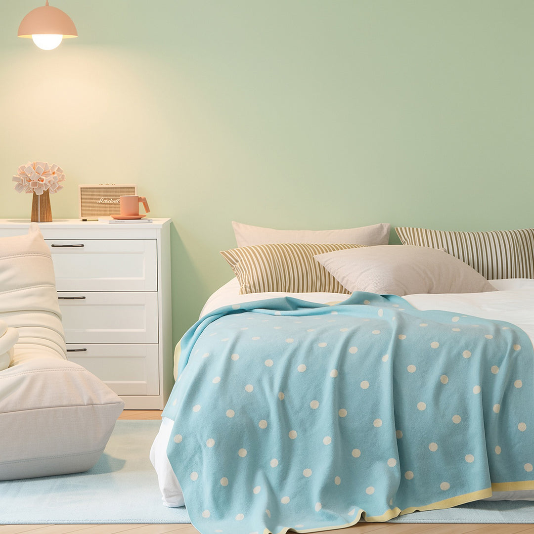 Dot Breeze Throw & Cushion