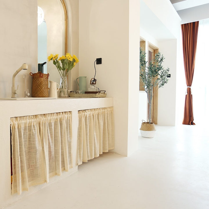 Calmly Linen Cabinet Curtain