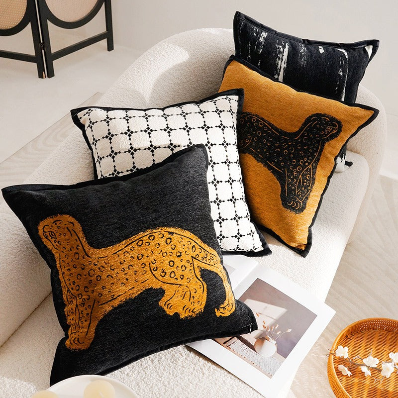 Vintage Leopard Cushion