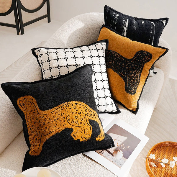 Vintage Leopard Cushion