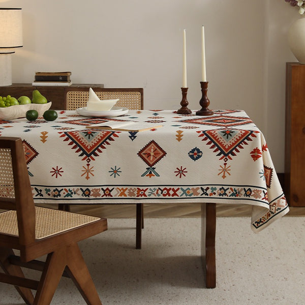 Moroccan Kilim Tablecloth