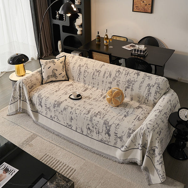 Ethereal Grey Sofa Cover