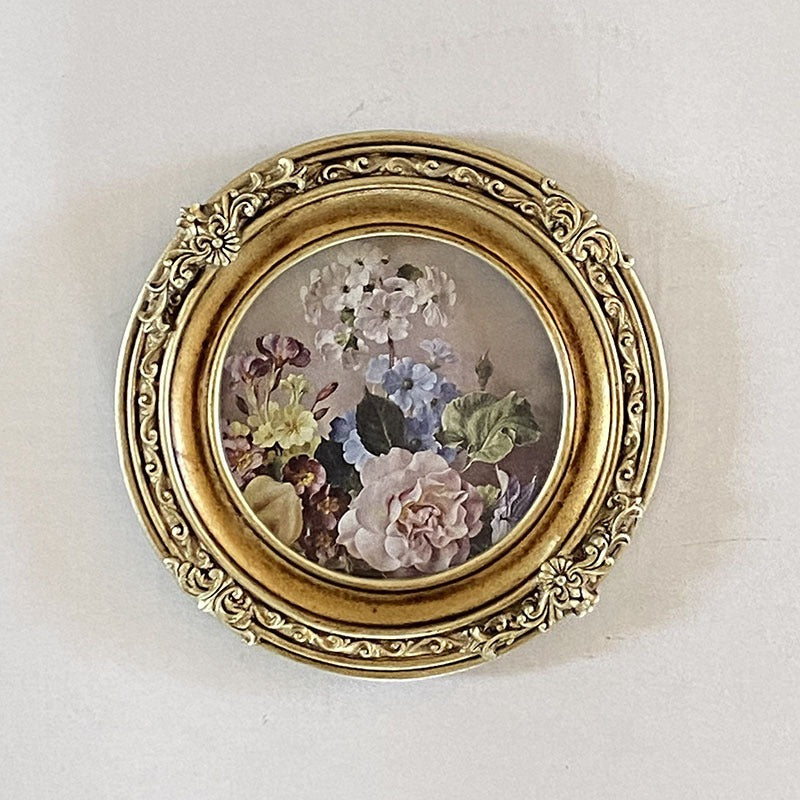 French Rococo Round Frame