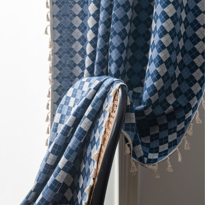 Disco Diamond Tassel Curtain