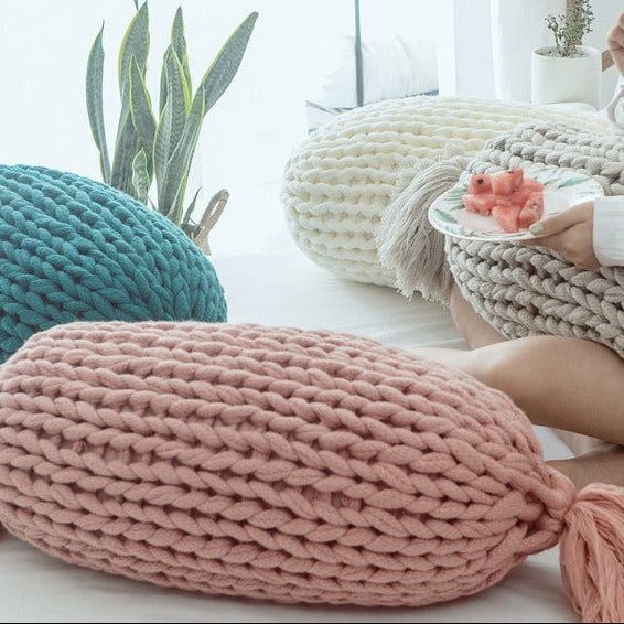 Candy Knit Cushion