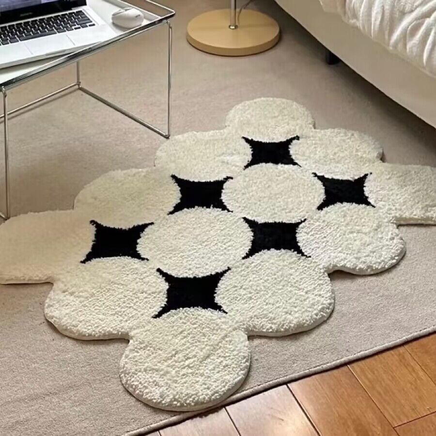Polka Dots Plus Bath Mat