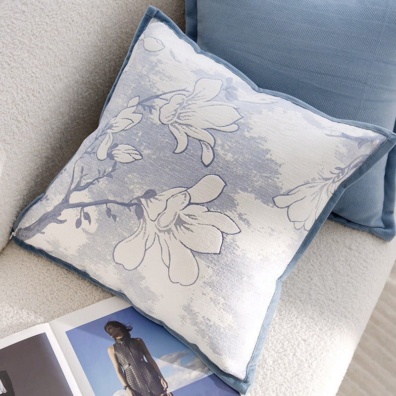 Blue Floral Cushoin