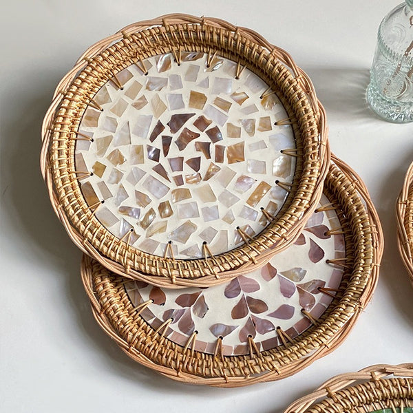 Garland Rattan Shell Tray