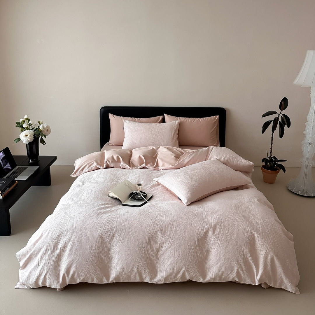 Lingering Cherry Grain Bedding Set
