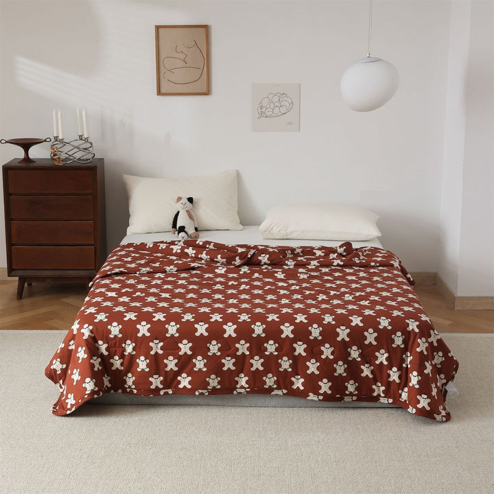 Gingerbread Man Summer Blanket