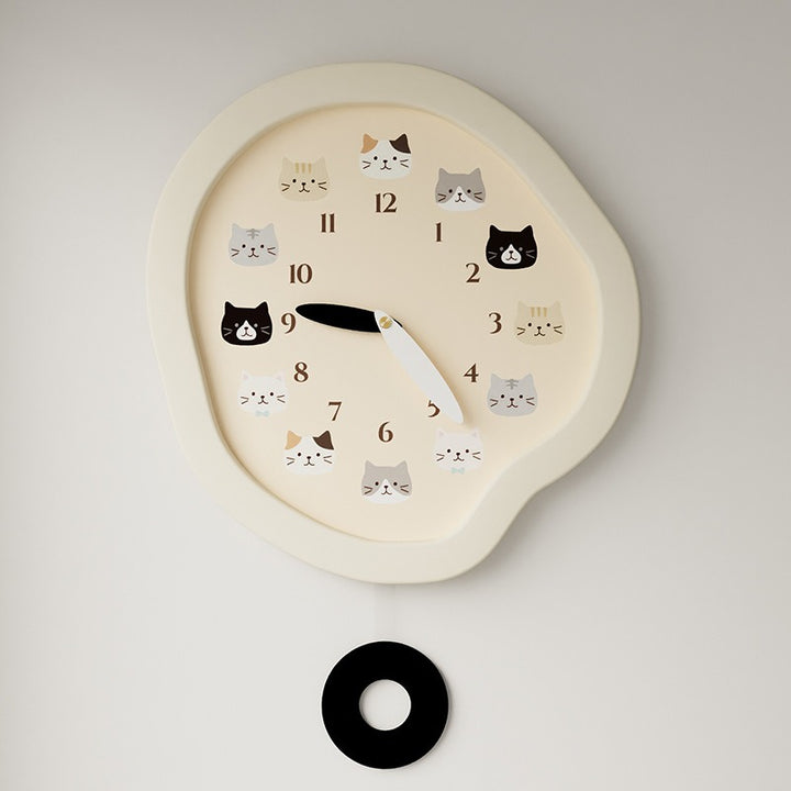 Purr Pulse Wall Clock