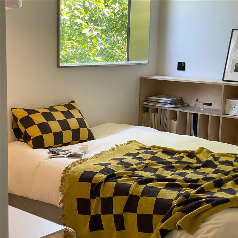 Checkerboard Plus Soft Blanket