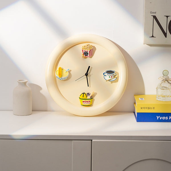 Snack Time Wall Clock