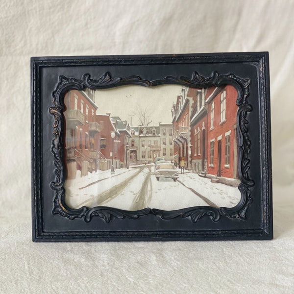 Vintage Black Scroll Frame