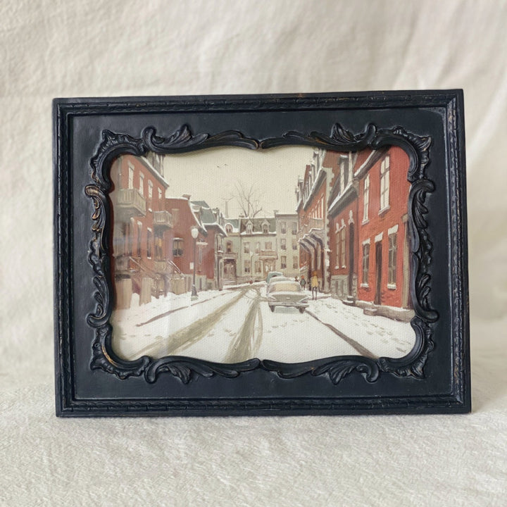 Vintage Black Scroll Frame