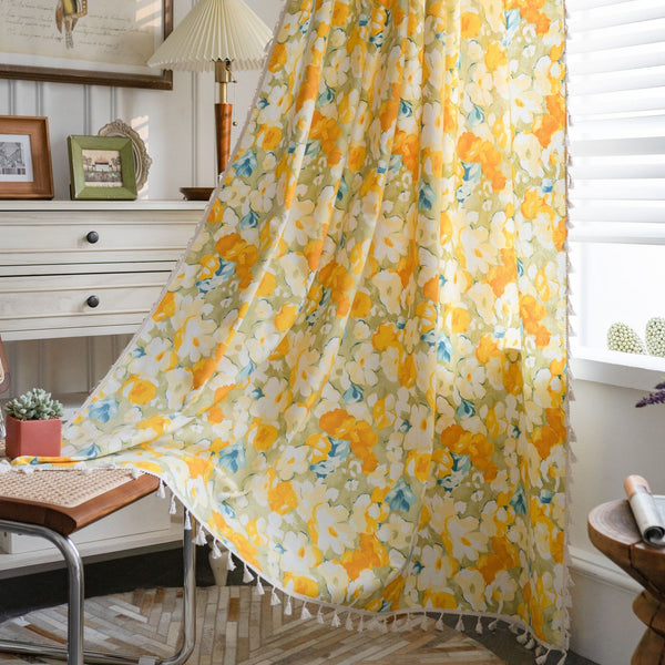 Sunshine Meadow Tassel Curtain