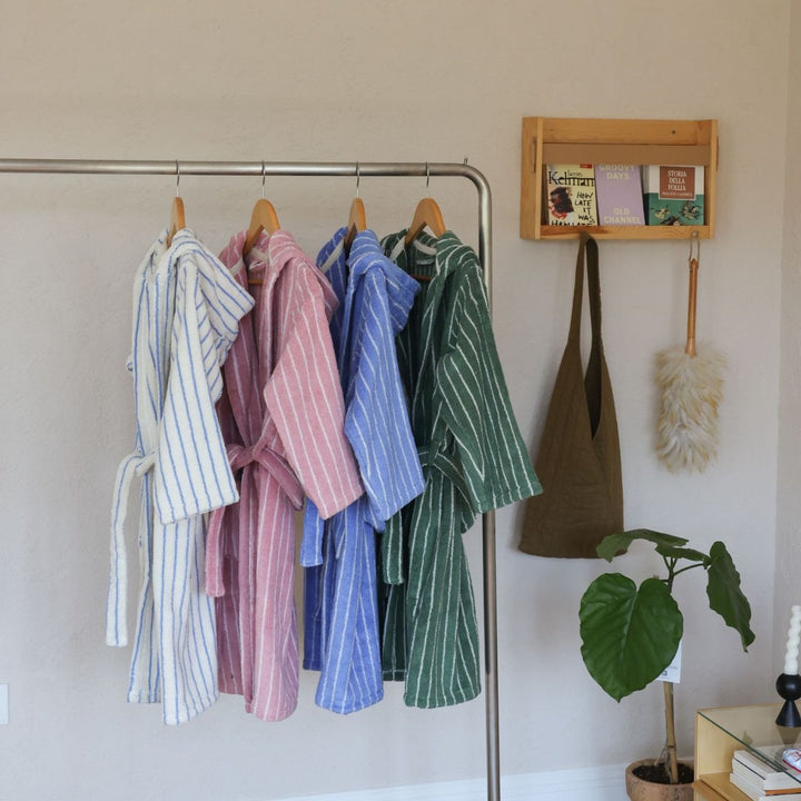 Coastal Striped Kid Bathrobe