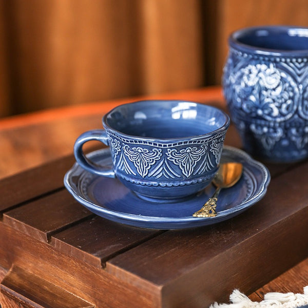 Blue Mystery Tea Cup Set