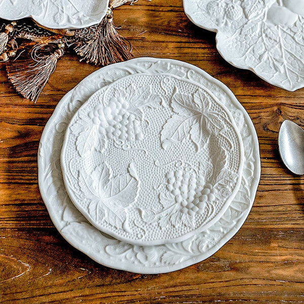 Grapevine Round Plate