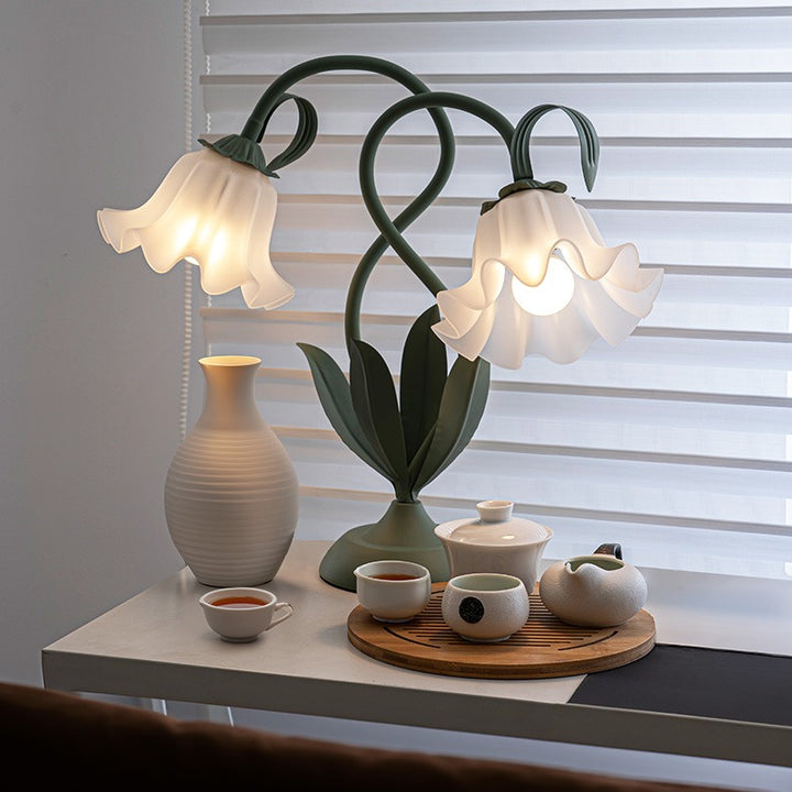 Twin Bloom Flex Silicone Table Lamp