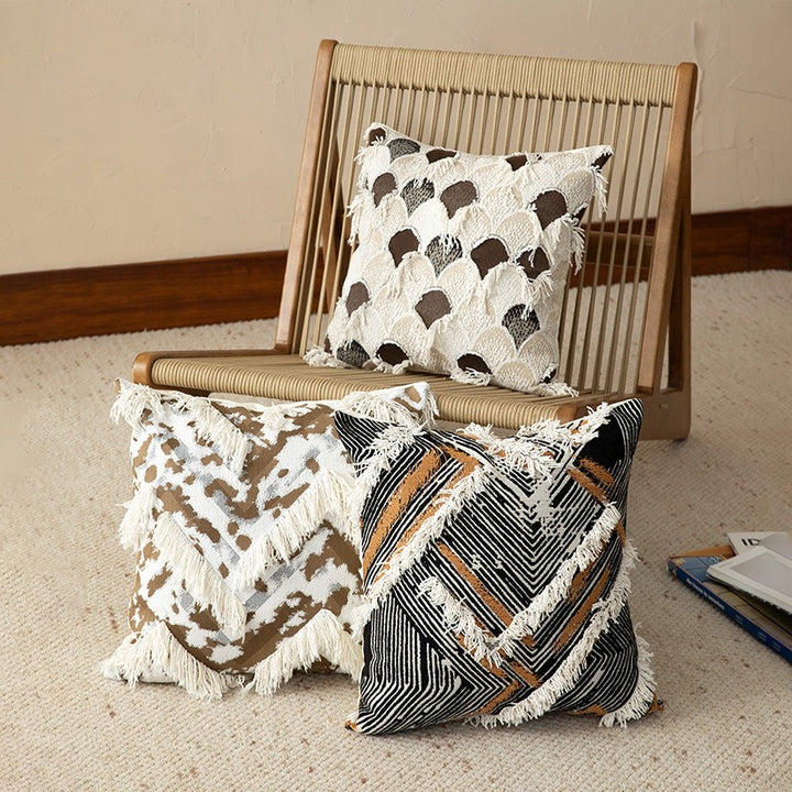 Boho Tassel Weave Cushion