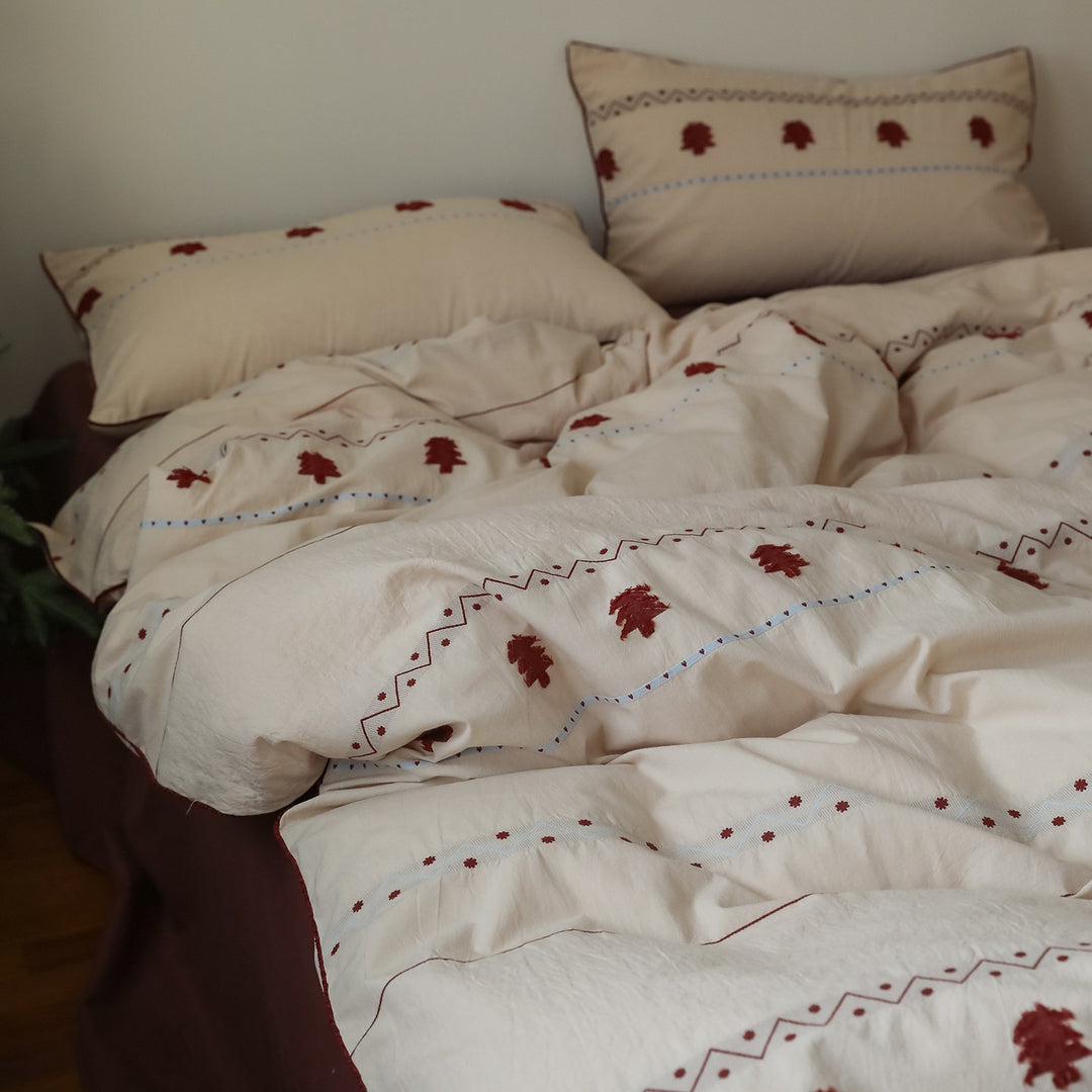 Retro Forest Bedding Set